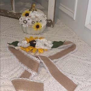 Flower girl/photo shoot headband accessory set